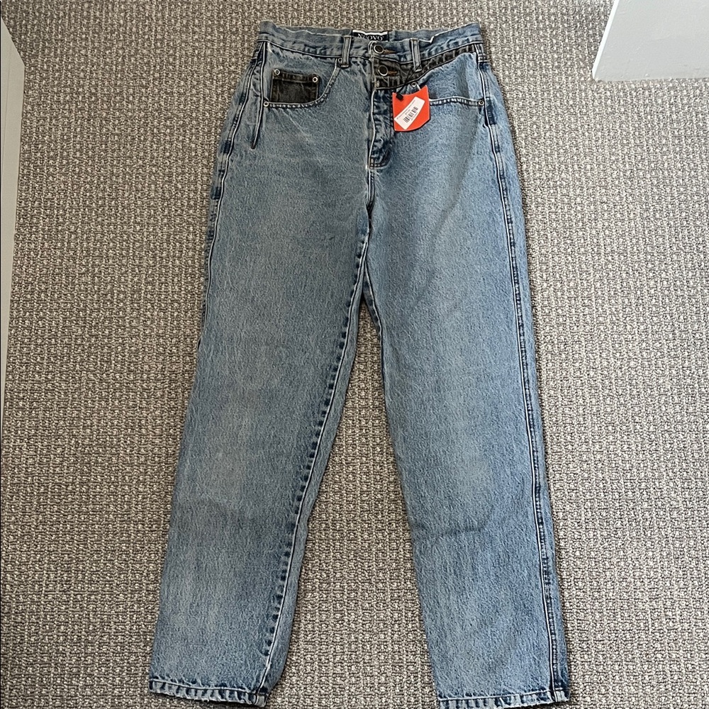 OVO Women's Straight Leg Blue Jeans